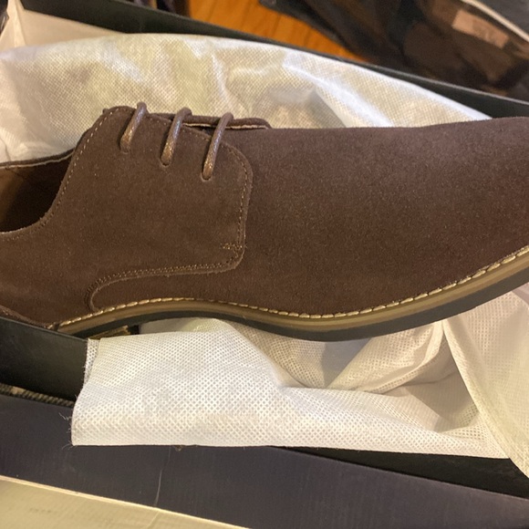 New Men Sz 9M Urban dark brown Suede Leather Lace business casual Oxford Shoes - Picture 8 of 8
